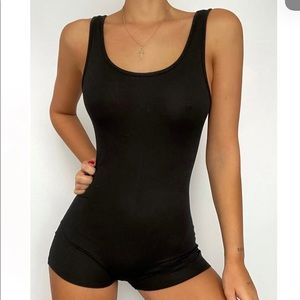 Black Romper from Fashion Nova
